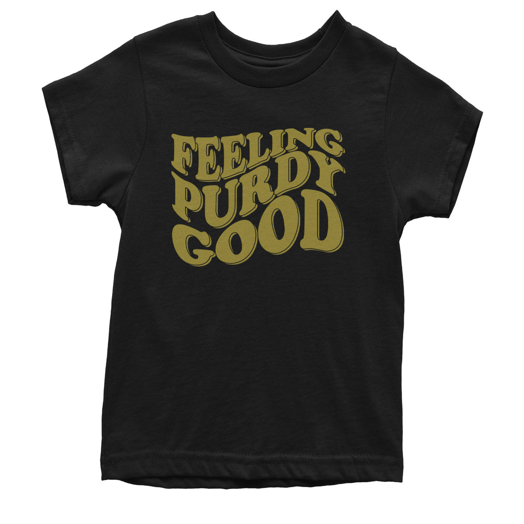 Feeling Purdy Good San Francisco Youth T-shirt Black