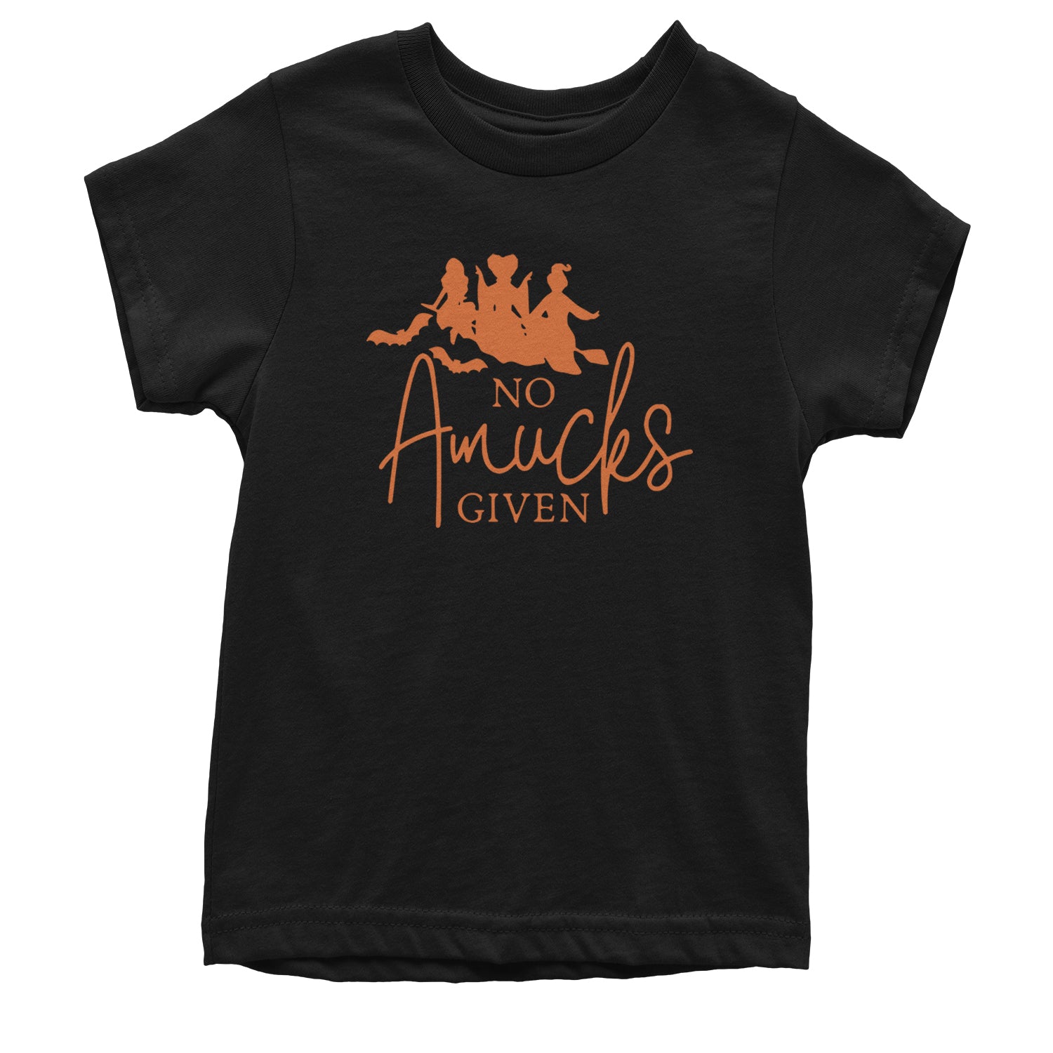 No Amucks Given Hocus Pocus Youth T-shirt Black