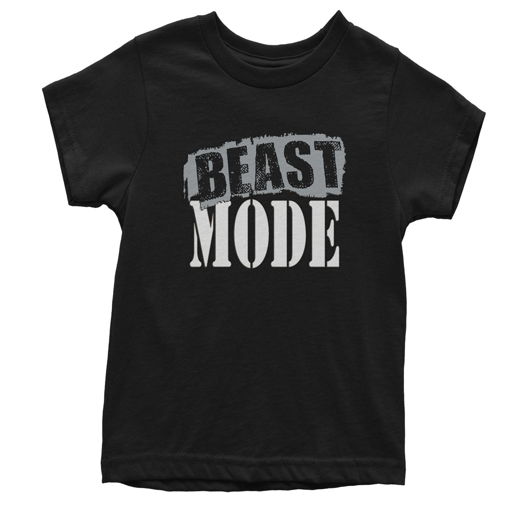 Beast Mode Training Gym Workout Youth T-shirt Black