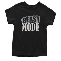 Beast Mode Training Gym Workout Youth T-shirt Black