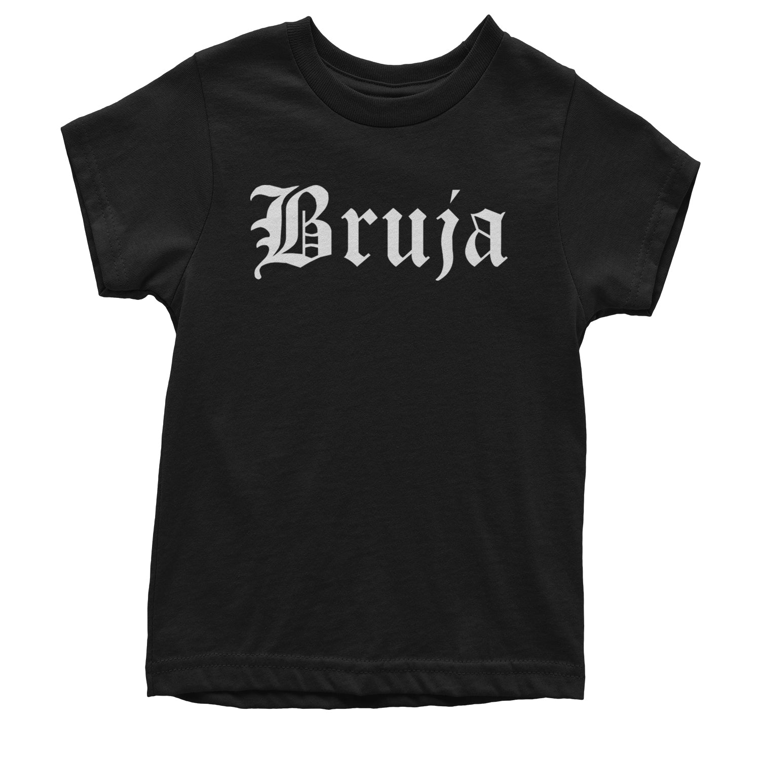 Bruja Gothic Spanish Witch Youth T-shirt Black