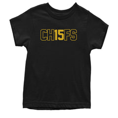 Ch15fs Chief 15 Shirt Youth T-shirt Black