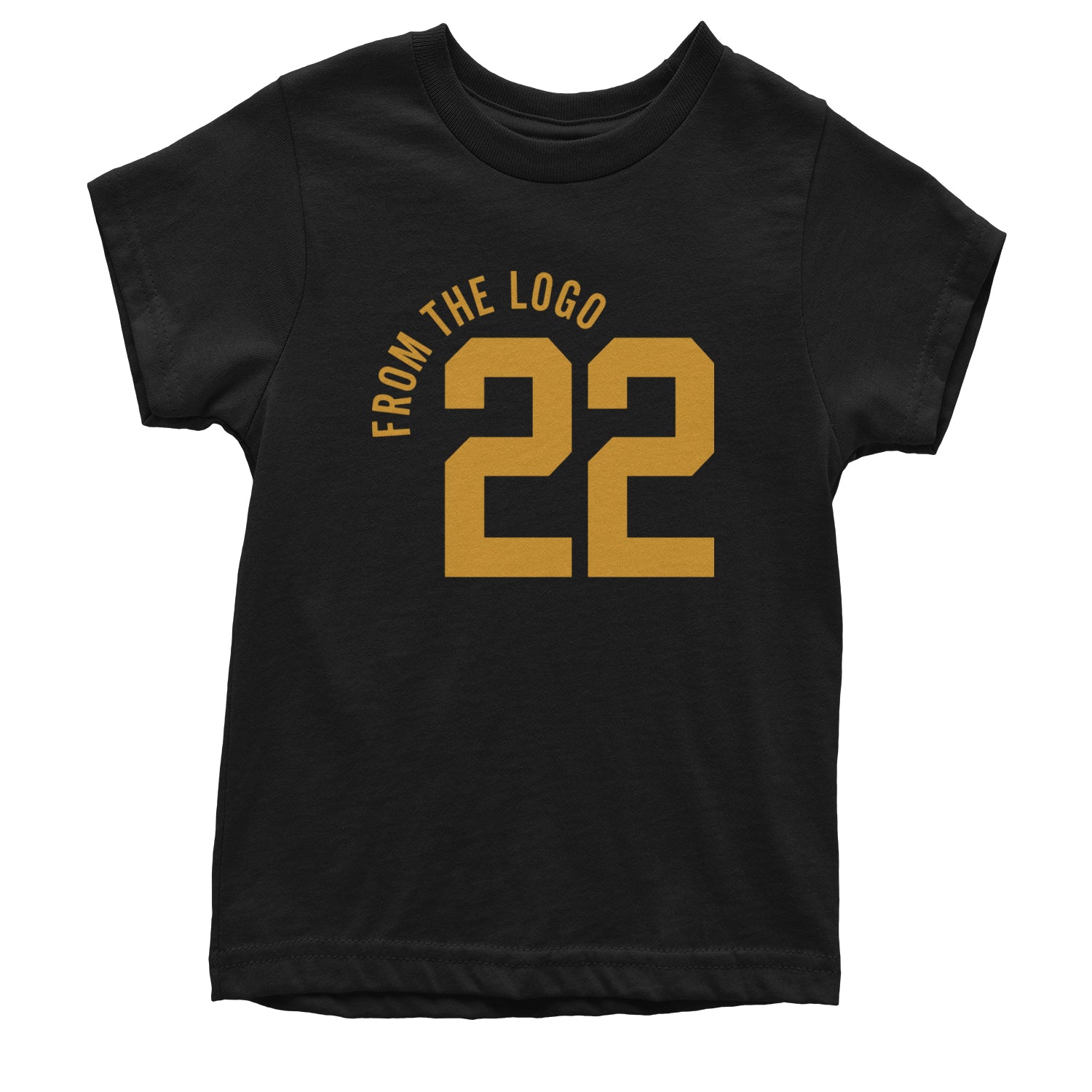 From The Logo #22 Basketball Youth T-shirt Black