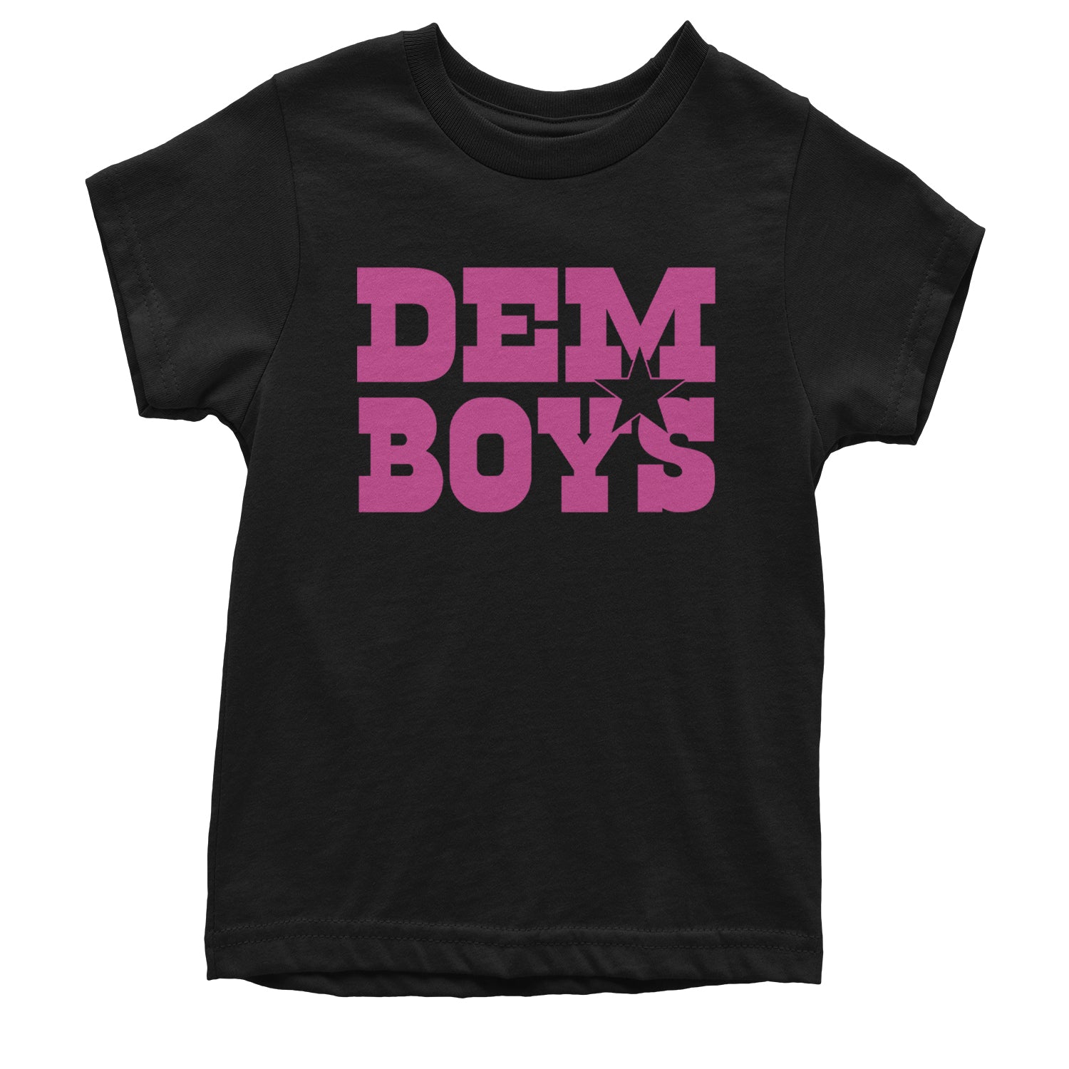 Dem Boys Hot Pink Dallas  Youth T-shirt Tie-Dye Jellybean