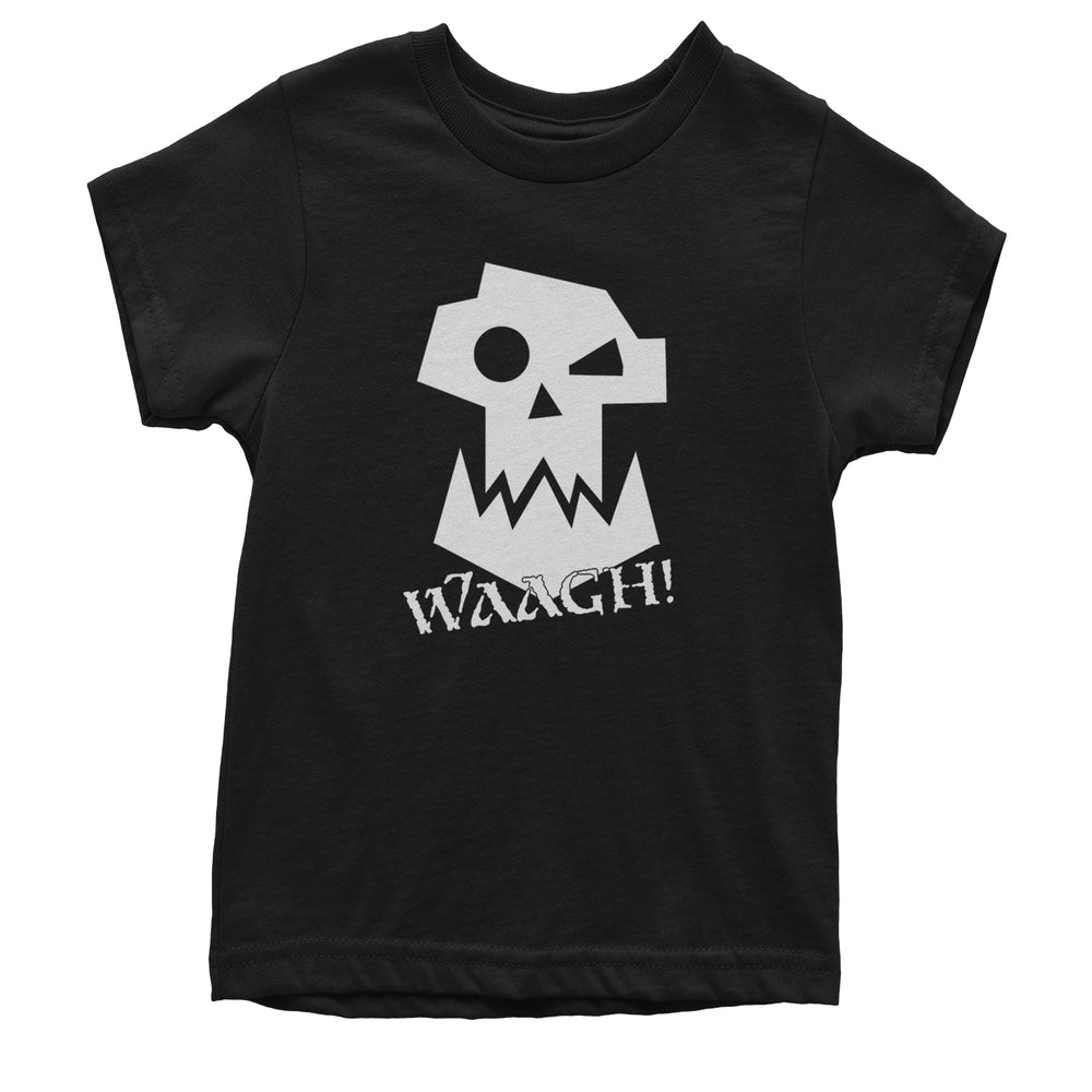 Ork Miniature Tabletop Wargaming Waagh Youth T-shirt Black