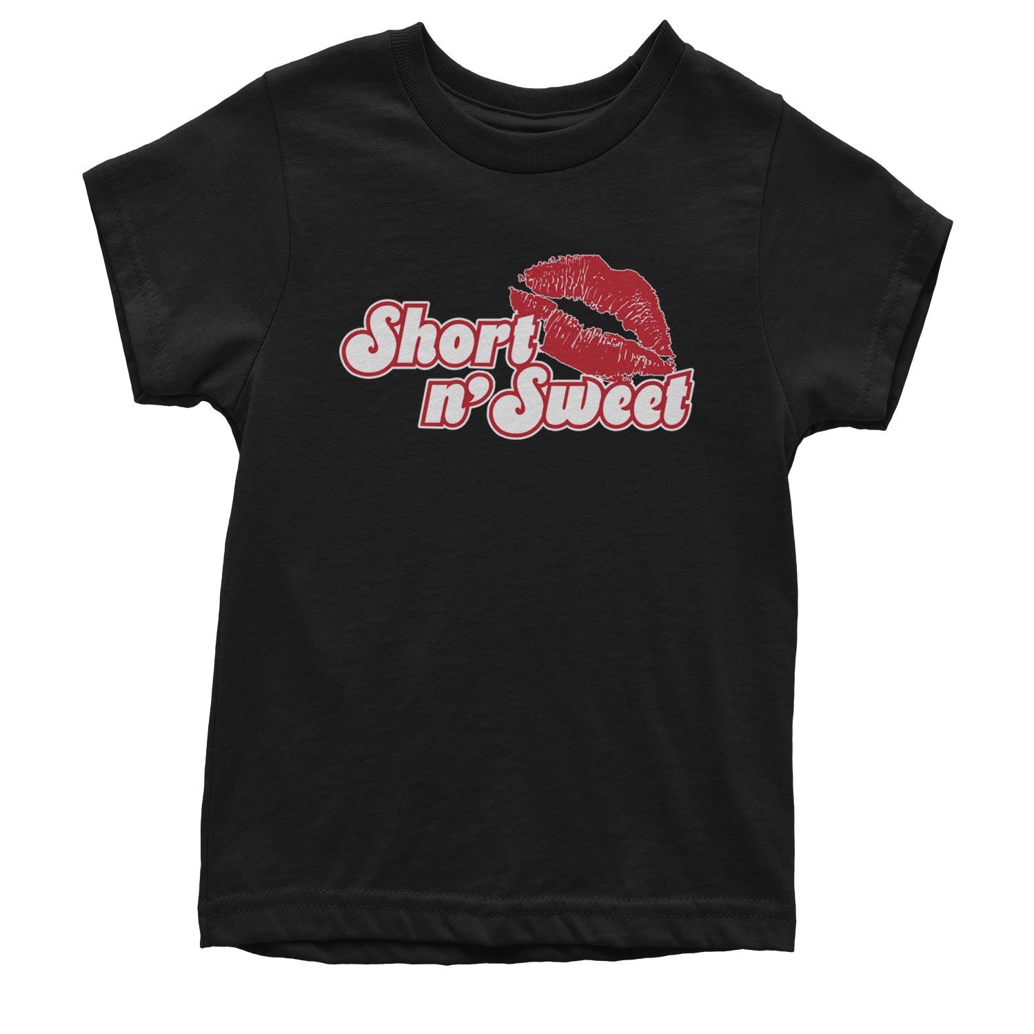 Short N' Sweet Red Lips Youth T-shirt Tie-Dye Cotton Candy