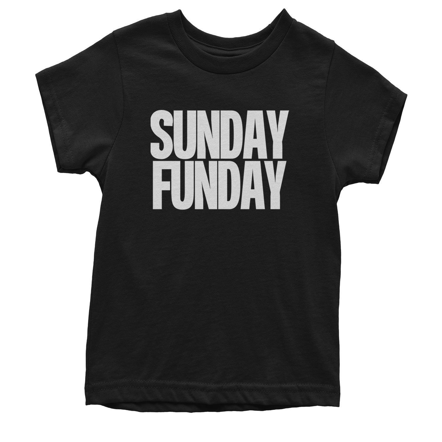 Sunday Funday  Youth T-shirt Black