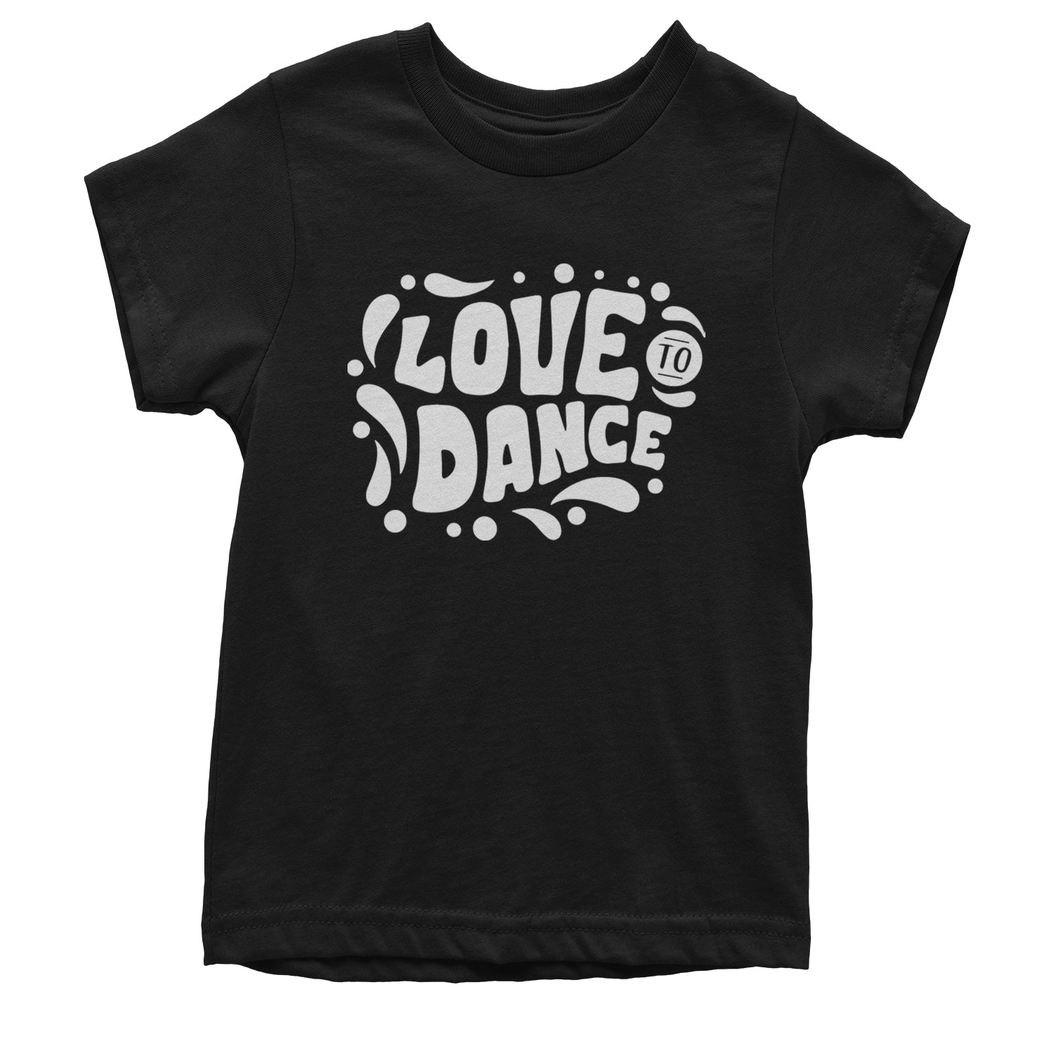 Love To Dance Youth T-shirt Black