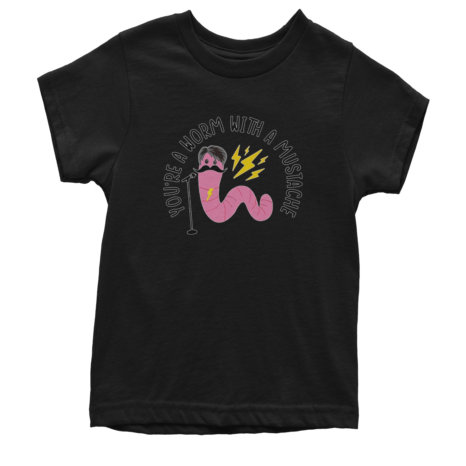 You're A Worm With A Mustache Tom Scandoval Youth T-shirt Heather Grey