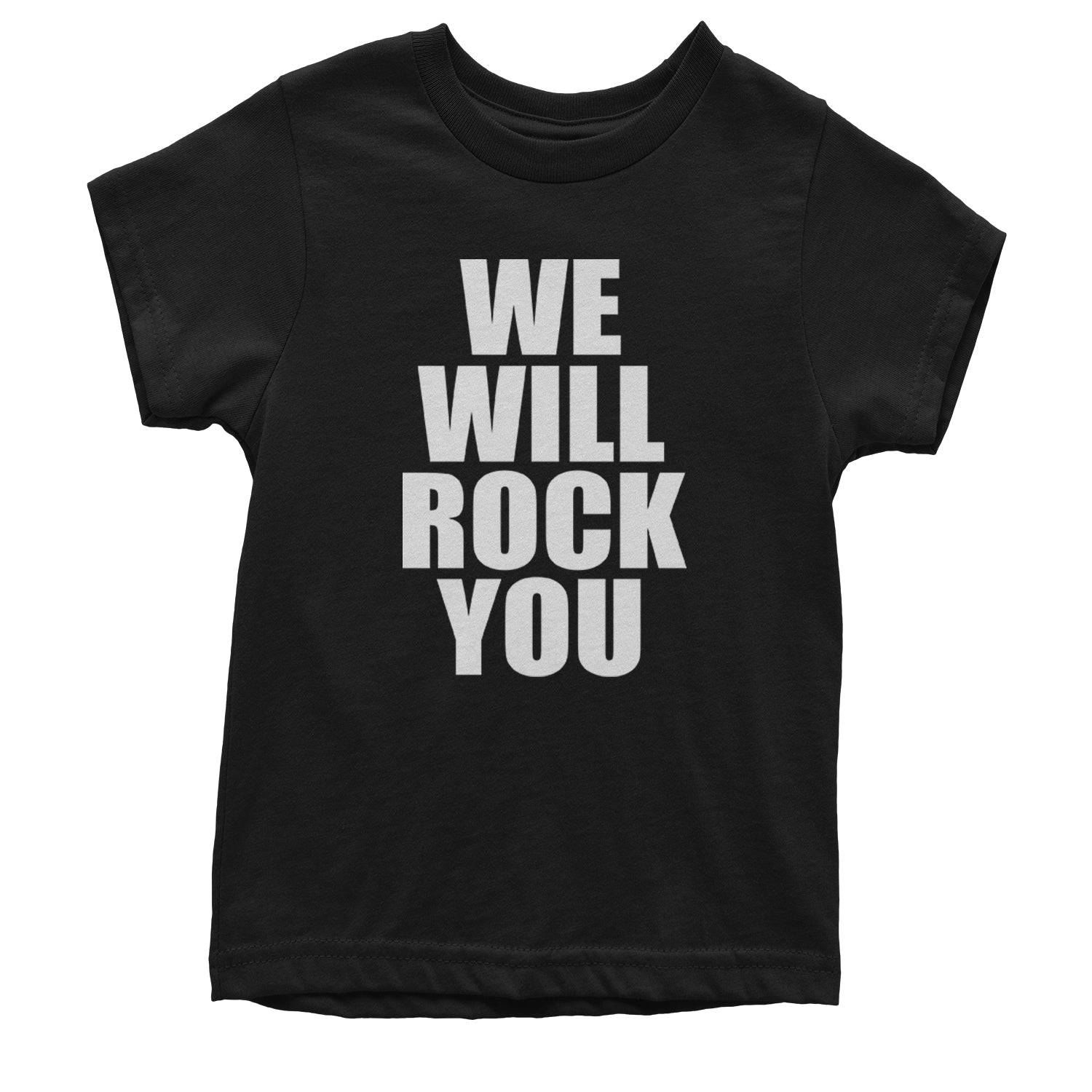 We Will Rock You Youth T-shirt Black