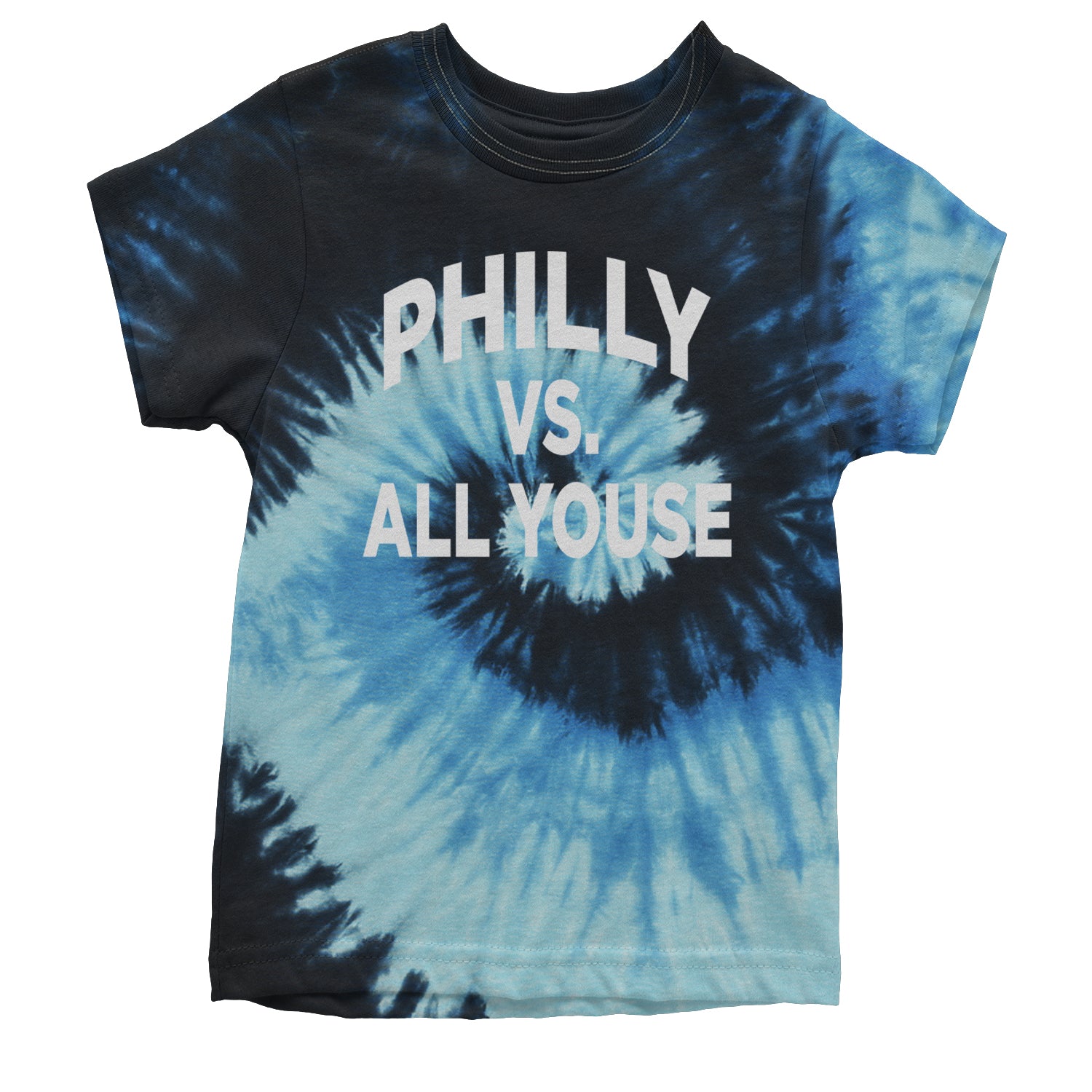 Philly Vs. All Youse Philly Thing Youth T-shirt Tie-Dye Blue Ocean