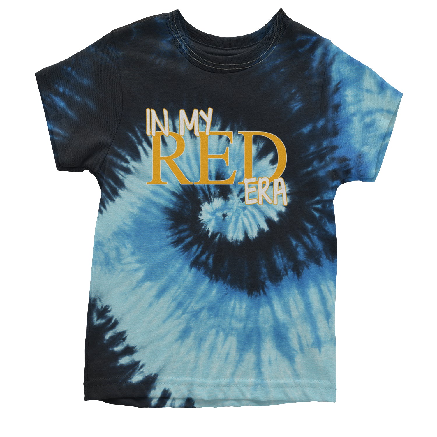 In My Red Era Kansas City Youth T-shirt Tie-Dye Blue Ocean