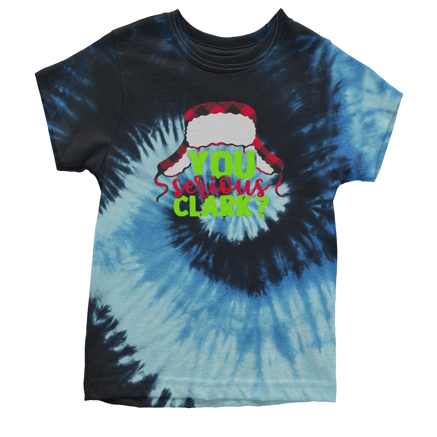 You Serious Clark? Griswold Youth T-shirt Tie-Dye Blue Ocean