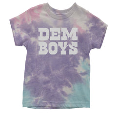 Dem Boys Dallas Football Youth T-shirt Tie-Dye Cotton Candy