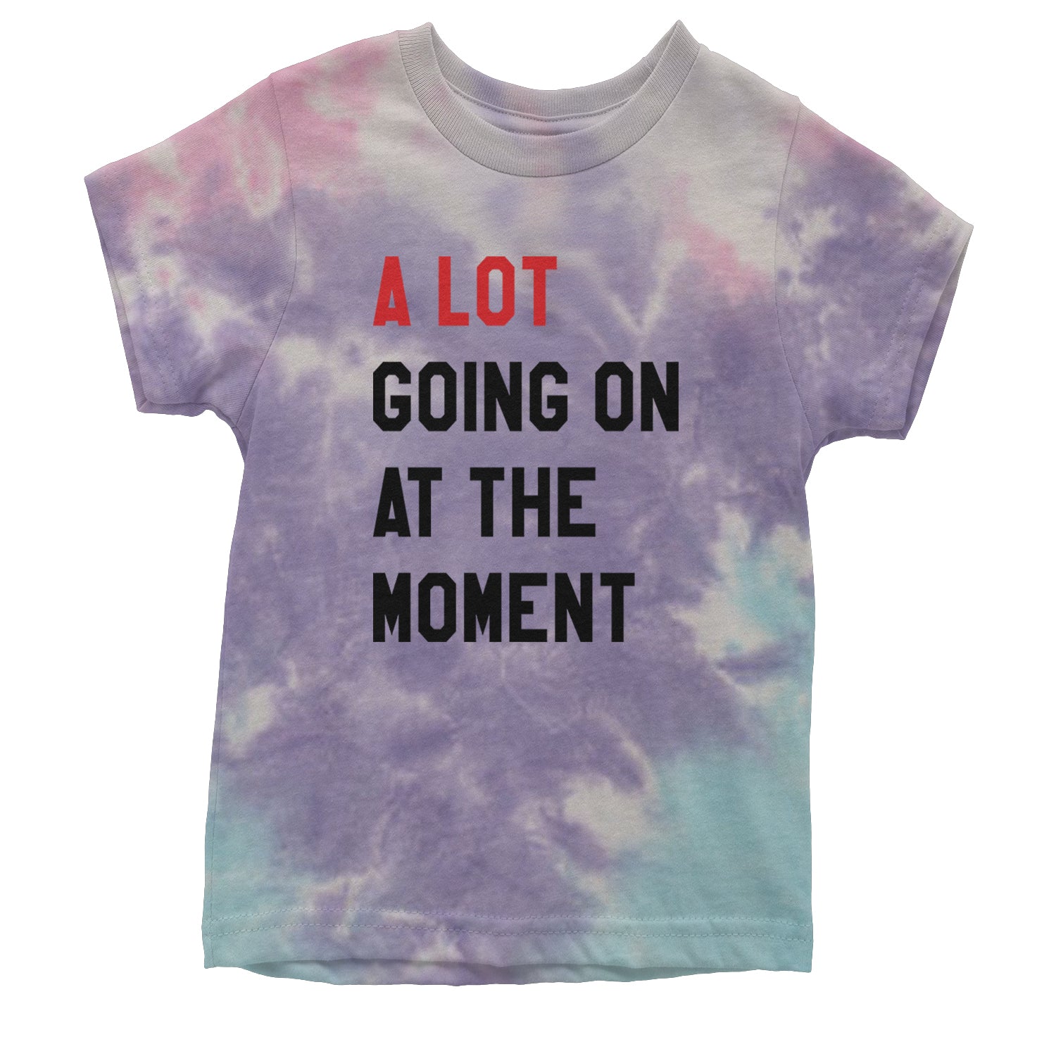 A Lot Going On At The Moment New TTPD Poet Department Youth T-shirt Tie-Dye Cotton Candy