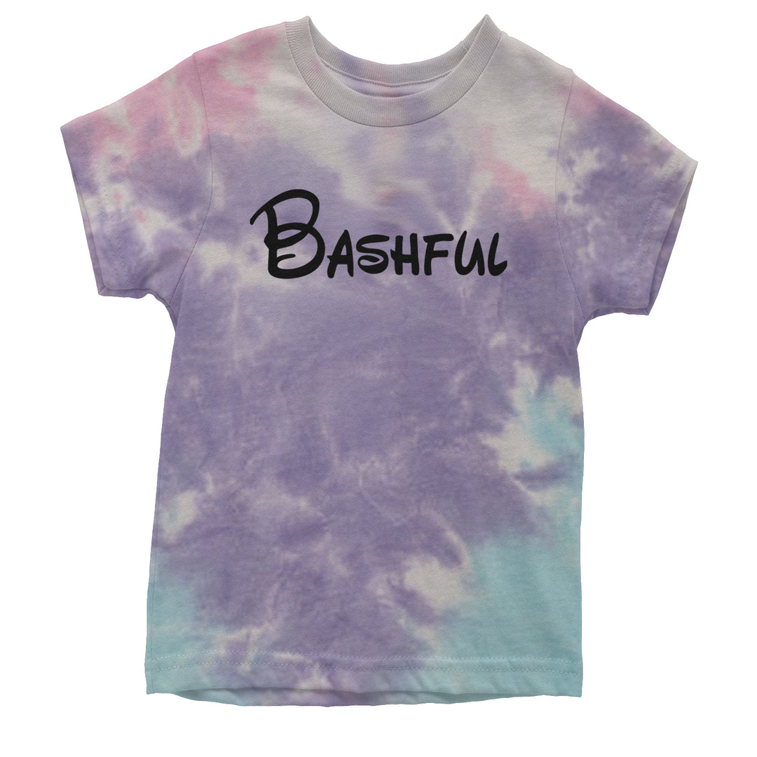 Bashful - 7 Dwarfs Costume Youth T-shirt Tie-Dye Cotton Candy