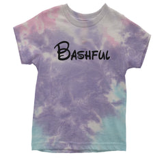 Bashful - 7 Dwarfs Costume Youth T-shirt Tie-Dye Cotton Candy