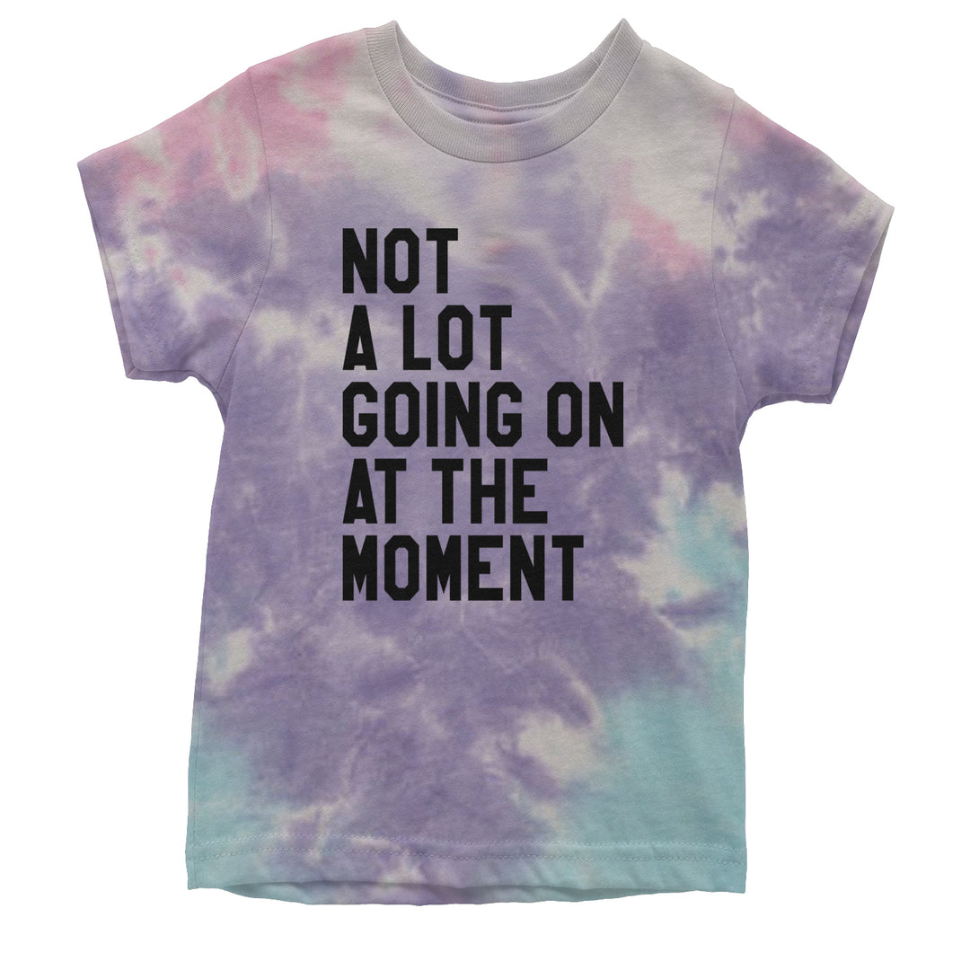 NOT A Lot Going On At The Moment Feeling 22 TTPD Youth T-shirt Tie-Dye Cotton Candy