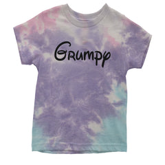 Grumpy - 7 Dwarfs Costume Youth T-shirt Tie-Dye Cotton Candy