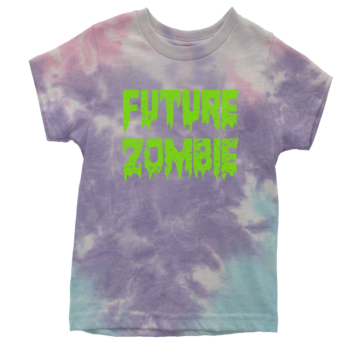 Future Zombie Horror Youth T-shirt Tie-Dye Cotton Candy