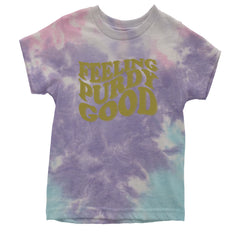 Feeling Purdy Good San Francisco Youth T-shirt Tie-Dye Cotton Candy