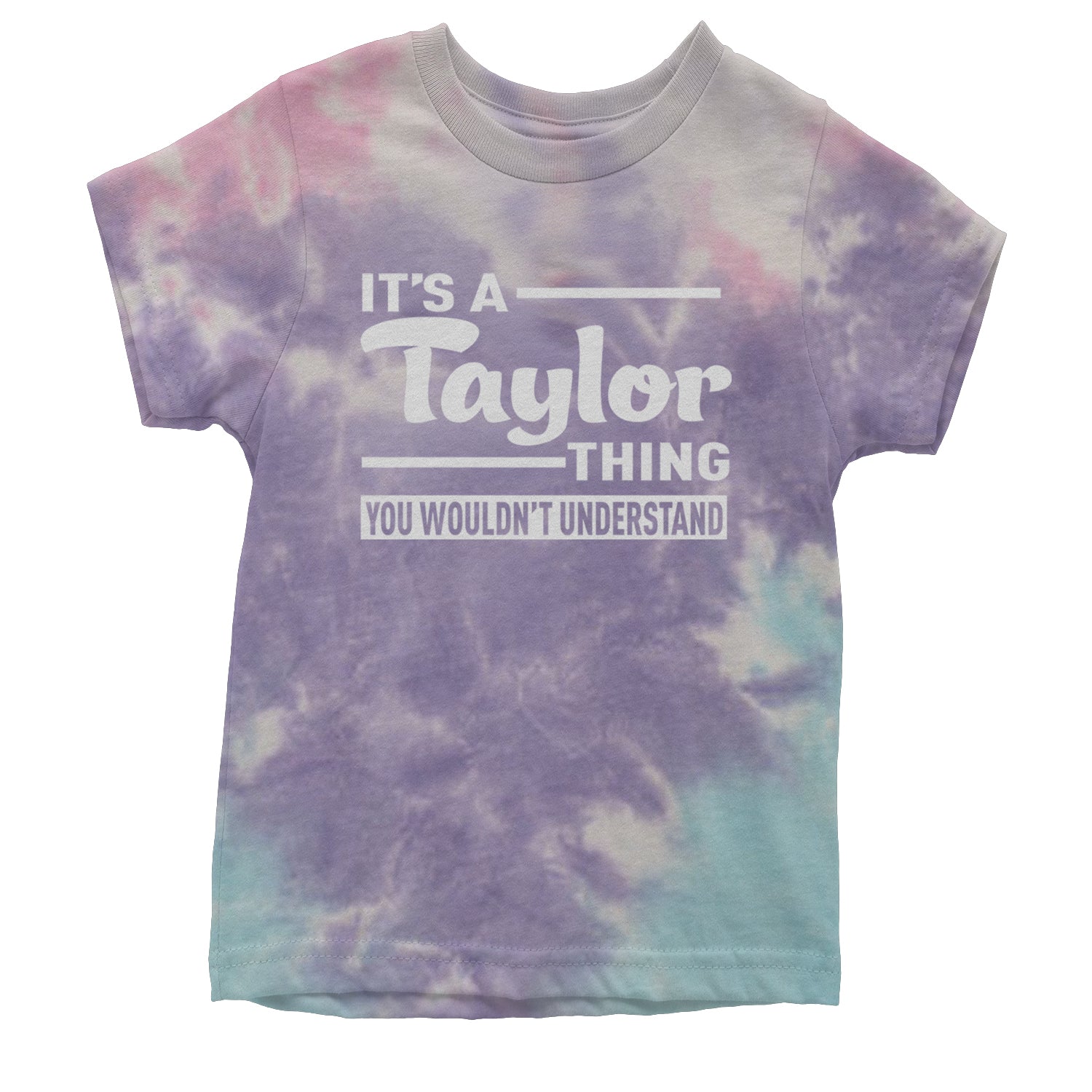 It's A Taylor Thing, You Wouldn't Understand TTPD Youth T-shirt Tie-Dye Cotton Candy