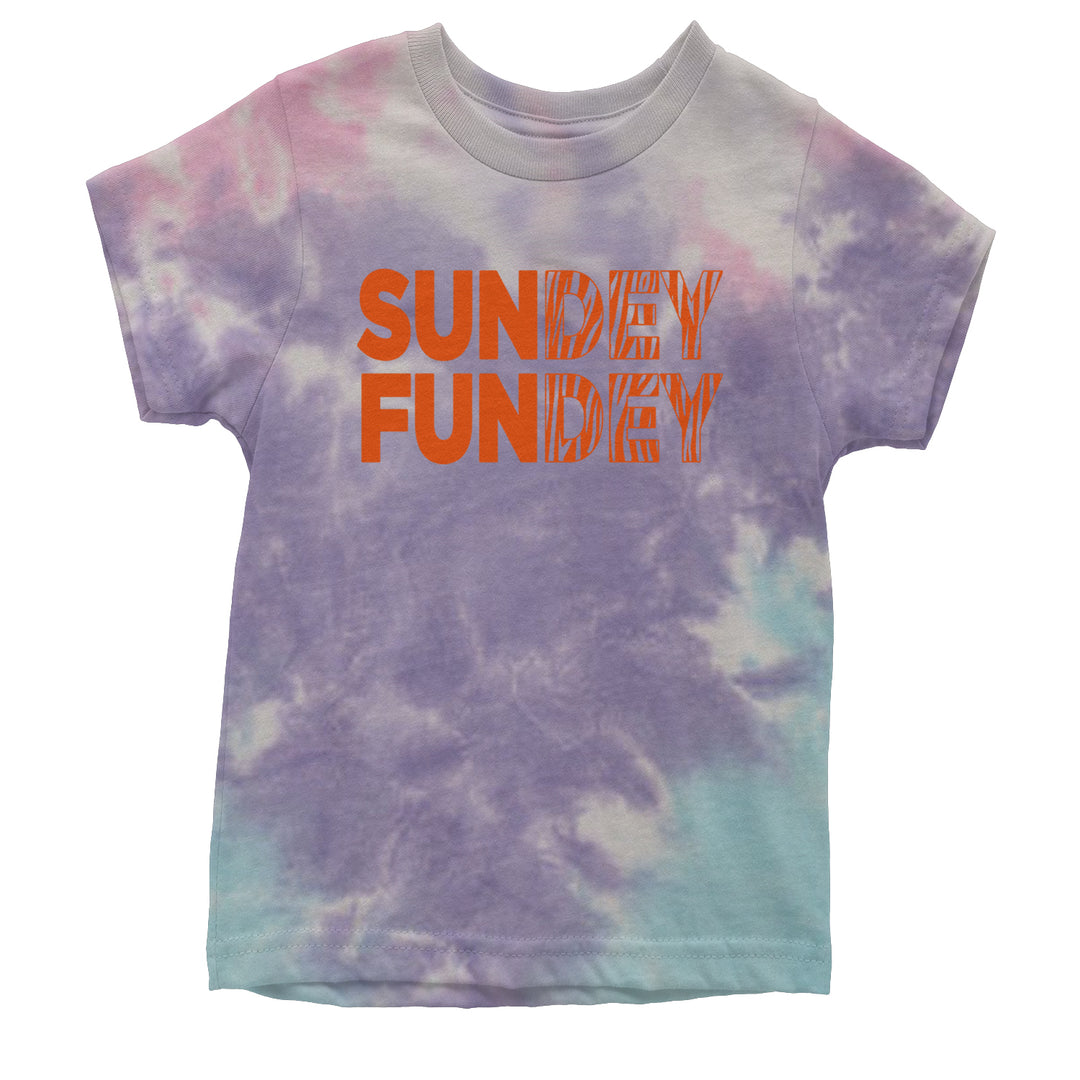 SunDEY FunDEY Sunday FundayYouth T-shirt Tie-Dye Cotton Candy