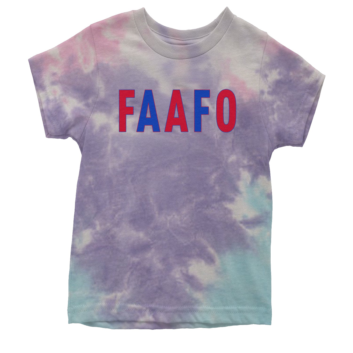 FAAFO Olympic Team USA Shirt Youth T-shirt Tie-Dye Cotton Candy