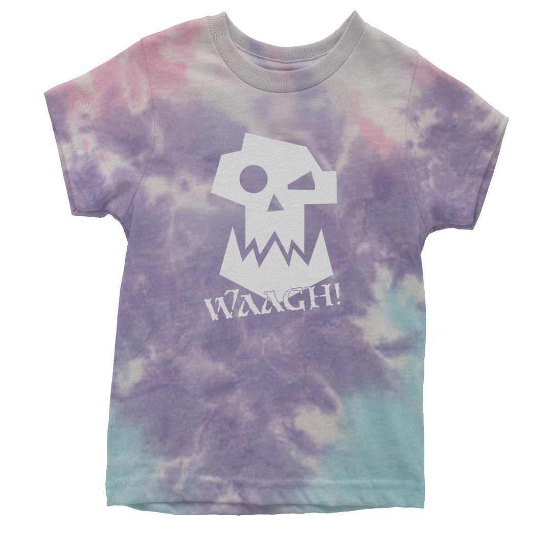 Ork Miniature Tabletop Wargaming Waagh Youth T-shirt Tie-Dye Cotton Candy