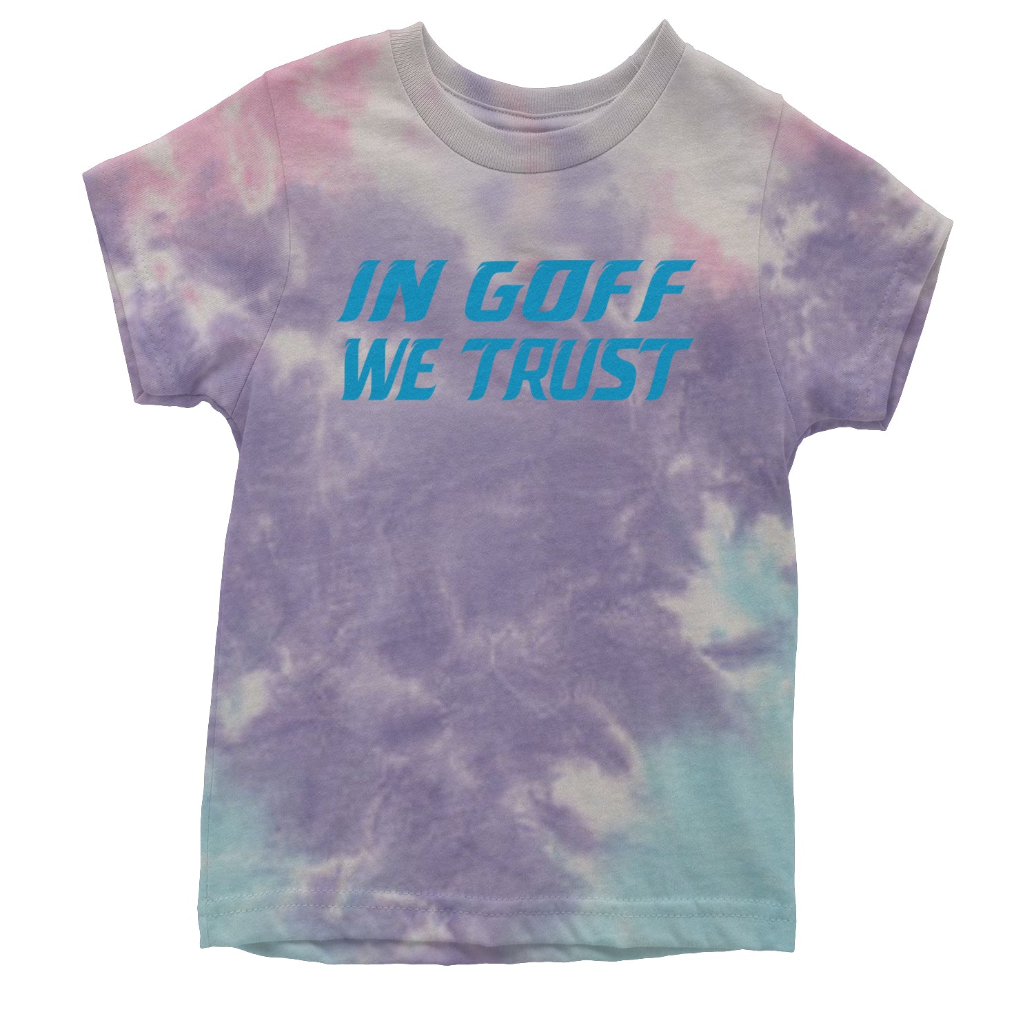 In Goff We Trust Detroit Youth T-shirt Tie-Dye Cotton Candy