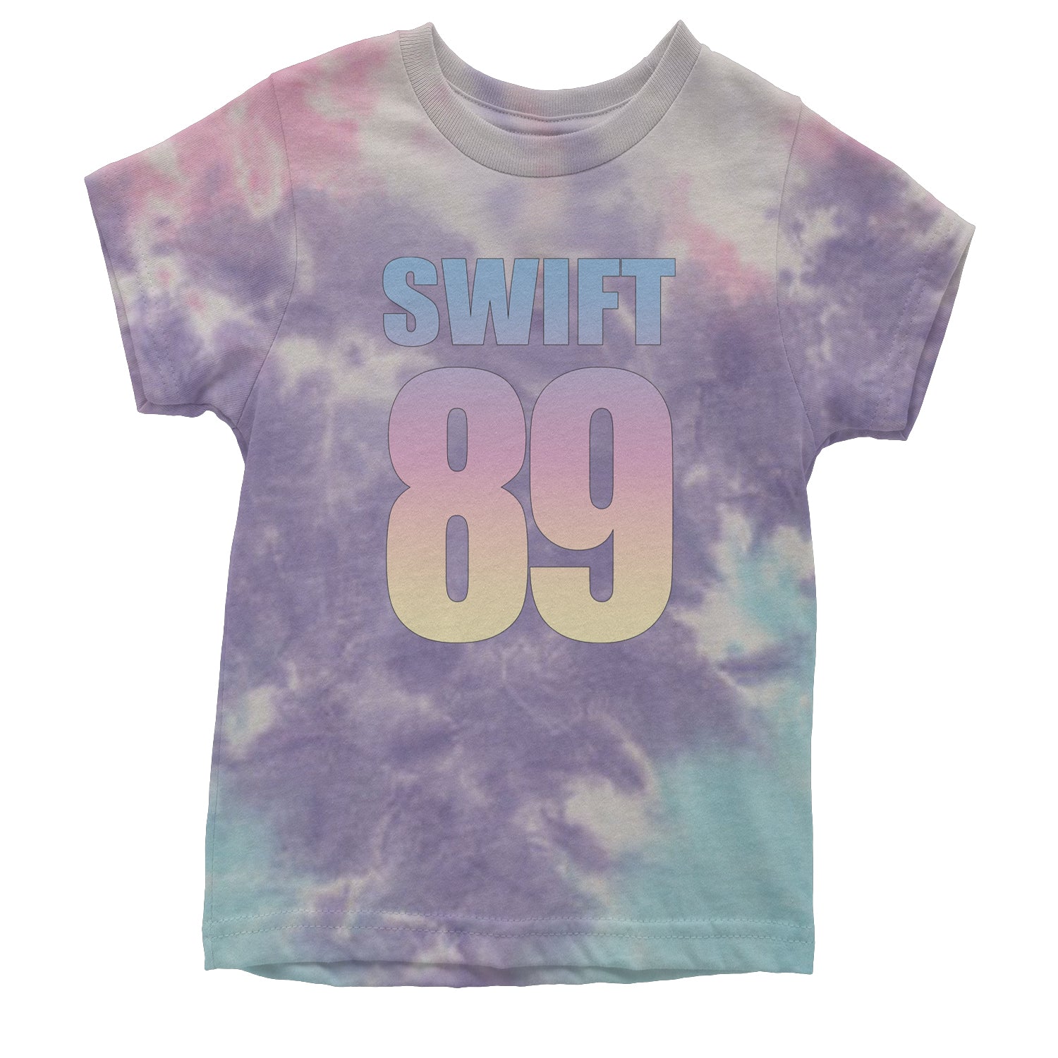 Lover Era Swift 89 Birth Year Music Fan TTPD Youth T-shirt Tie-Dye Cotton Candy