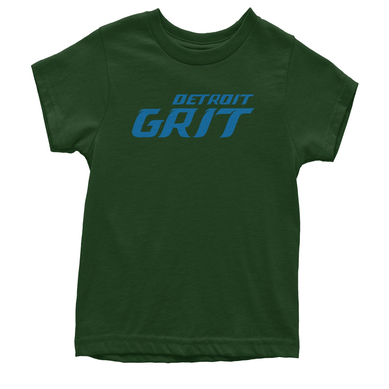 Grit Detroit Football Hard Knocks Youth T-shirt Forest Green