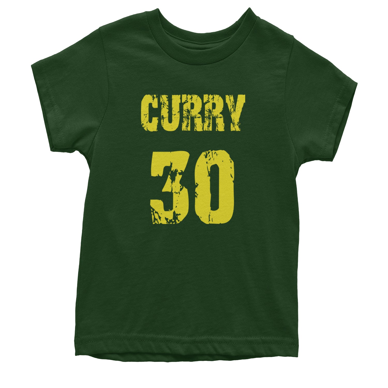 Curry #30 Youth T-shirt Forest Green