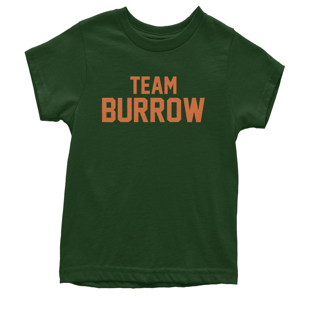 Team Burrow Cincinnati Youth T-shirt Forest Green