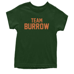 Team Burrow Cincinnati Youth T-shirt Forest Green
