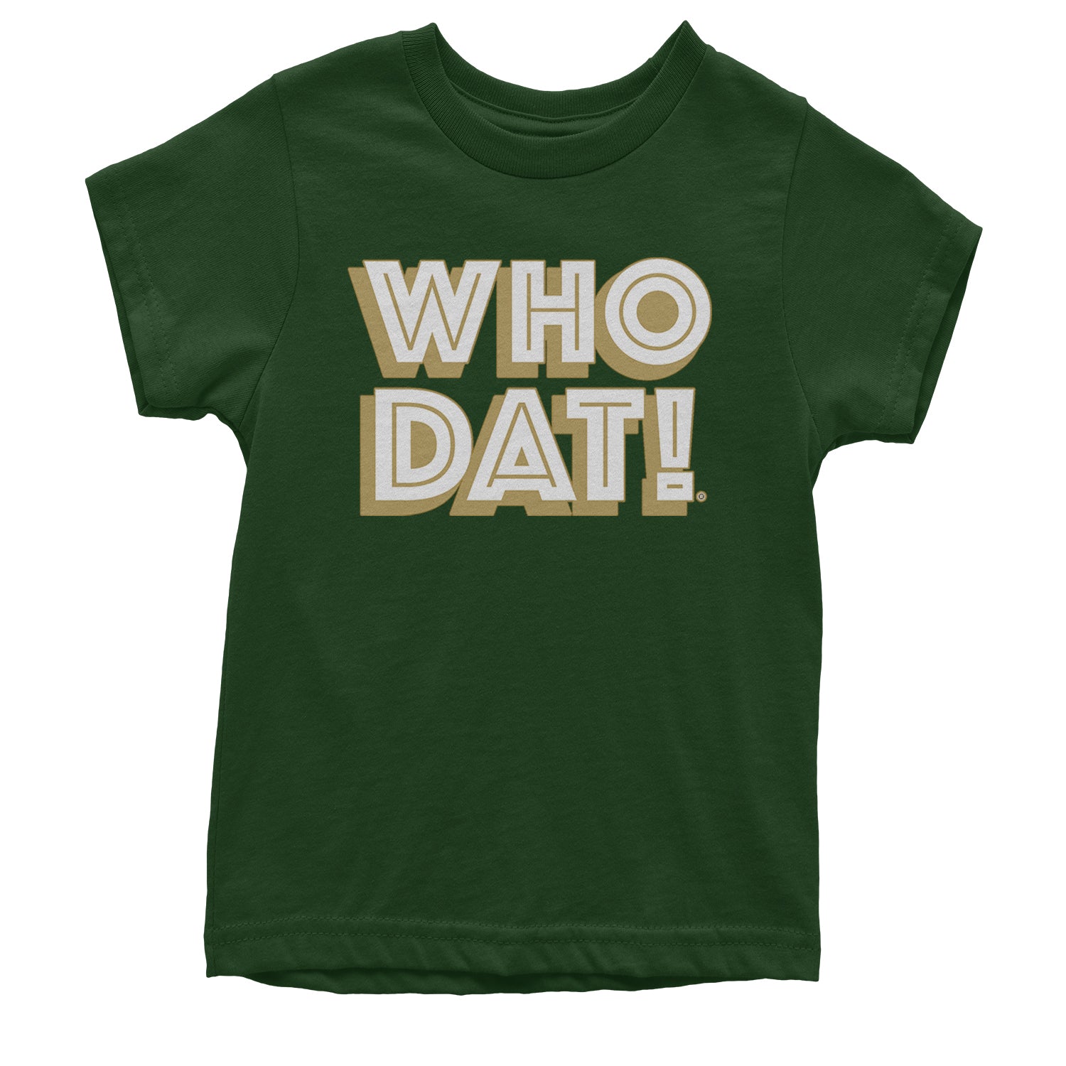 Who Dat Nation Big Bold New Orleans Youth T-shirt Black