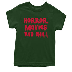 Horror Movies and Chill Youth T-shirt Forest Green