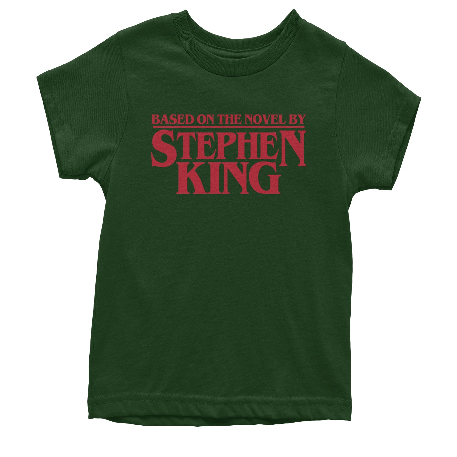 Based On The Novel By Stephen King Youth T-shirt Forest Green