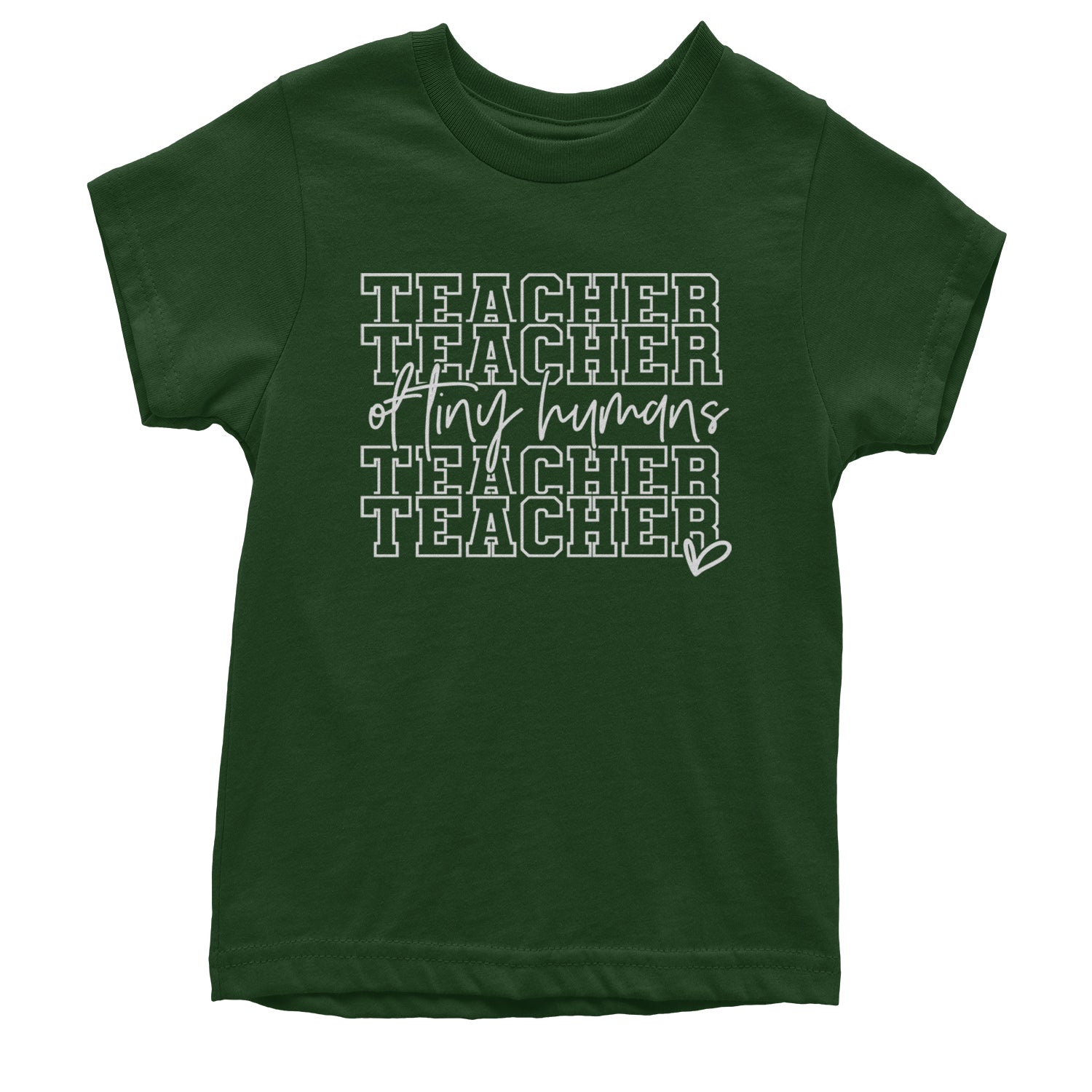 Teacher Of Tiny Humans Youth T-shirt Black