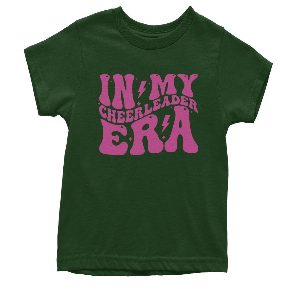 In My Cheerleader Era Youth T-shirt Forest Green