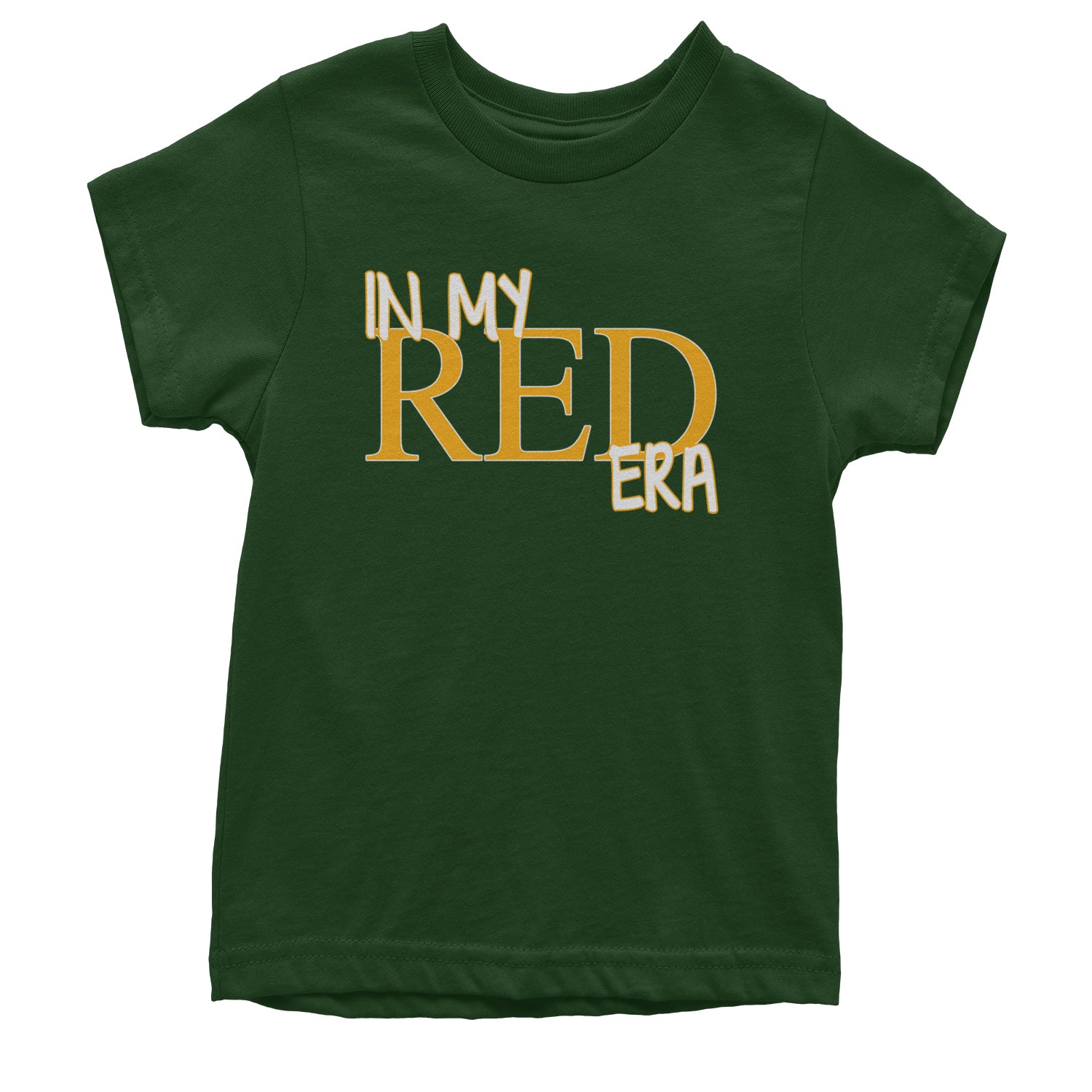 In My Red Era Kansas City Youth T-shirt Forest Green