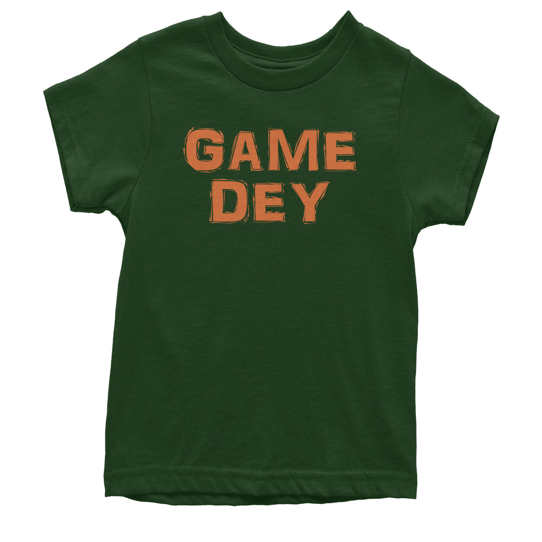 Game Dey Cincinnati Football Youth T-shirt Forest Green