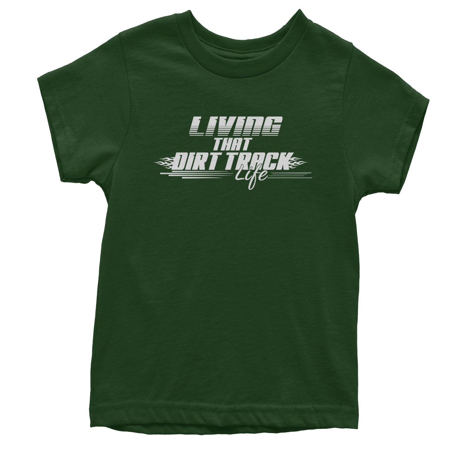 Living That Dirt Track Life Youth T-shirt Black