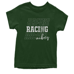 Racing Vibes Youth T-shirt Forest Green