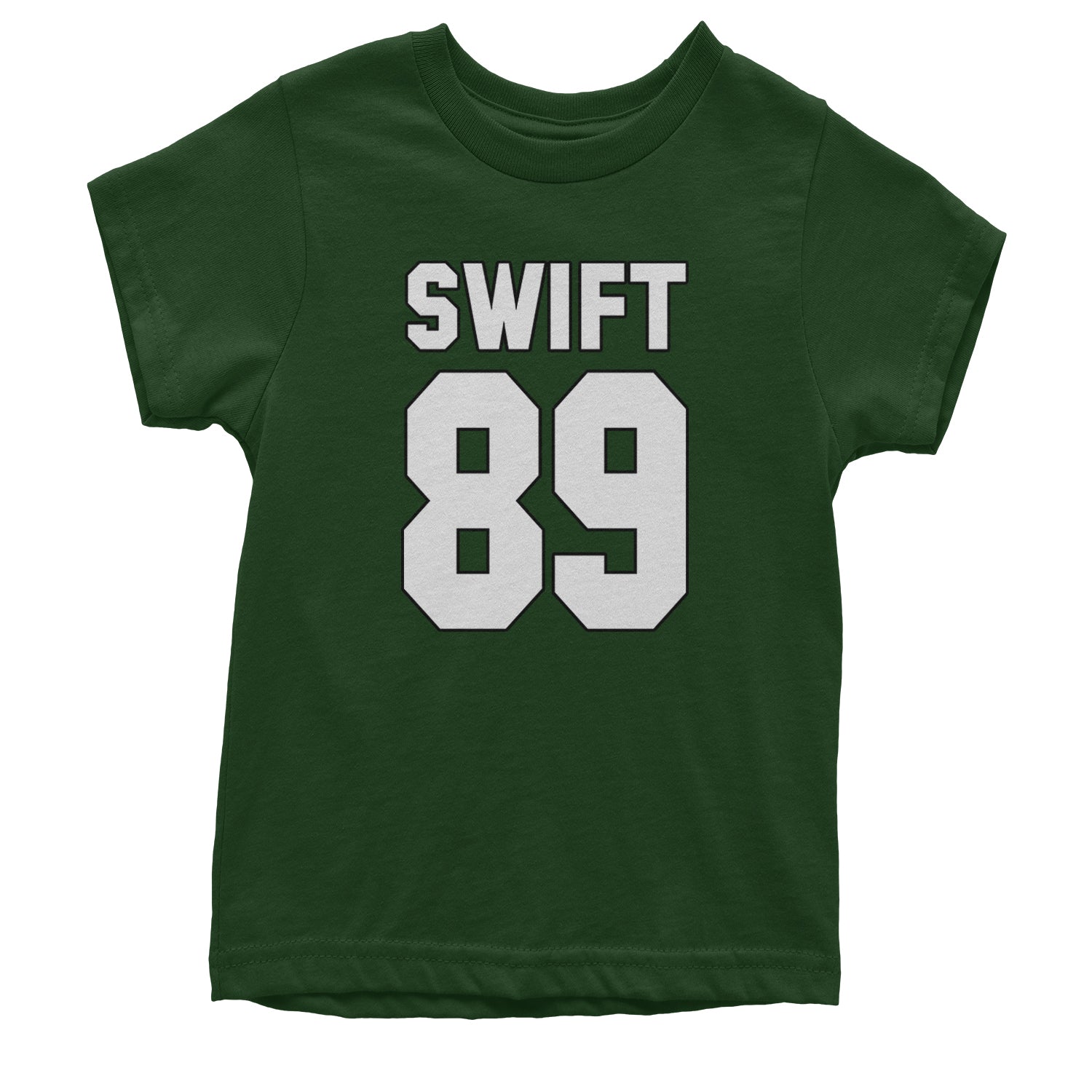 Swift 89 Birth Year Music Fan Era Poets Department Lover Youth T-shirt Forest Green