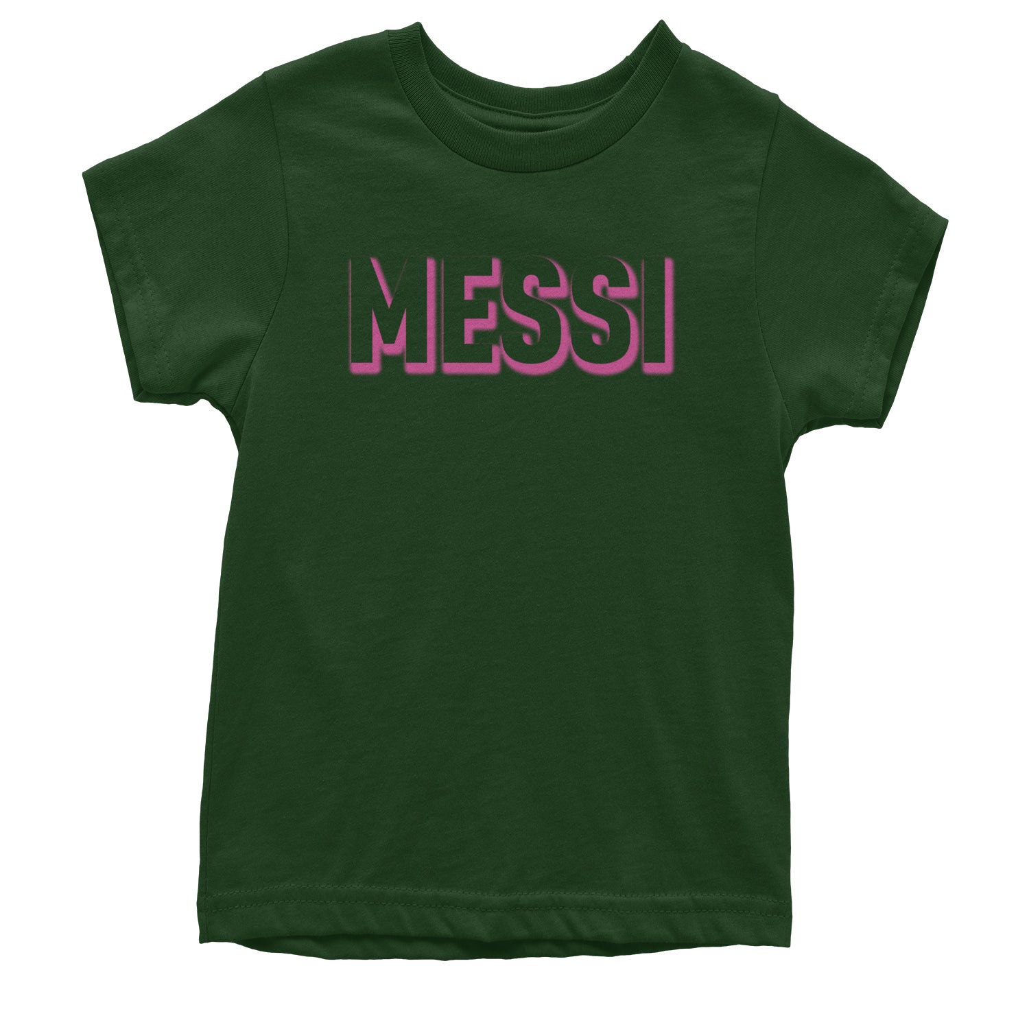 Messi OUTLINE Miami Futbol Youth T-shirt Forest Green