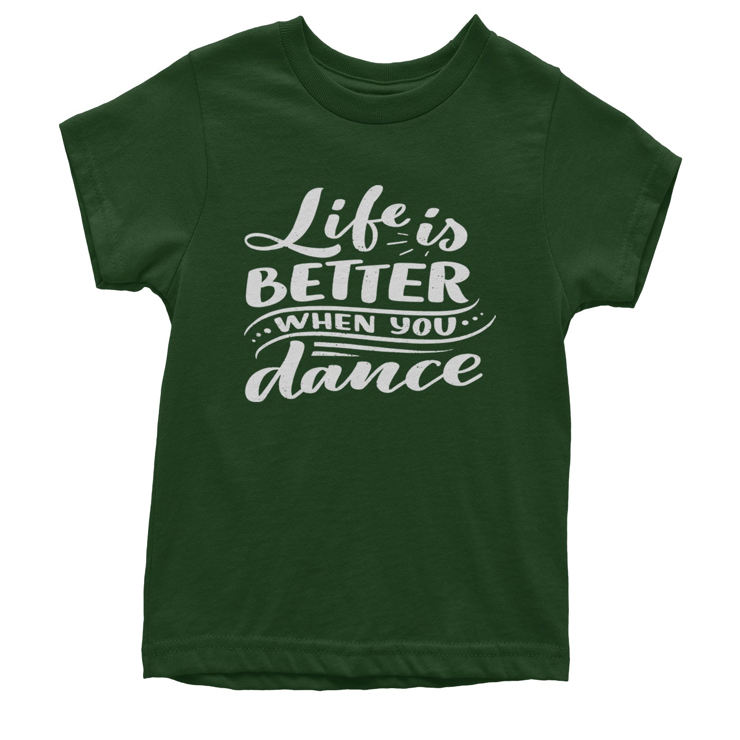 Life is Better When You Dance Youth T-shirt Black