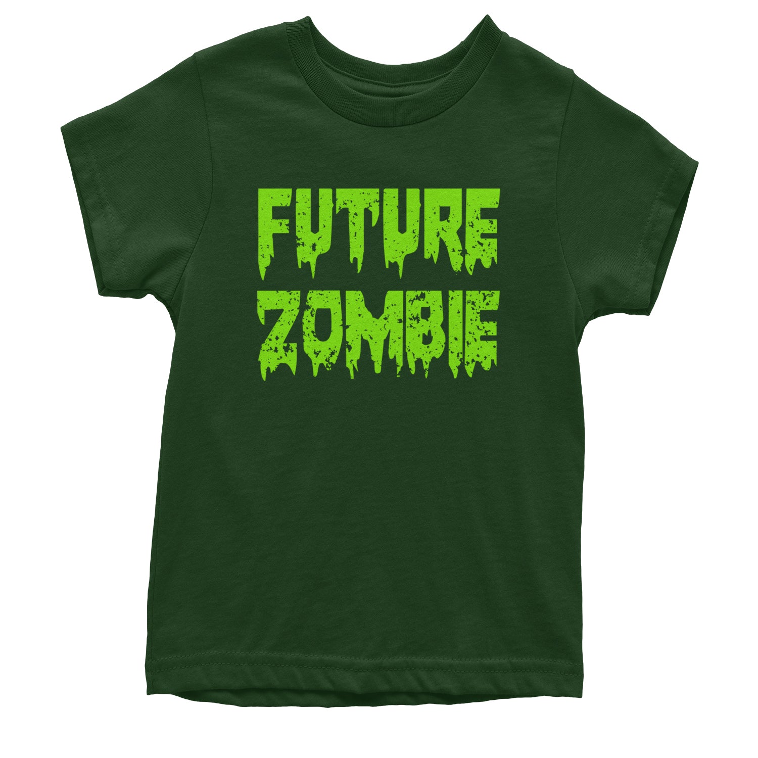 Future Zombie Horror Youth T-shirt Black