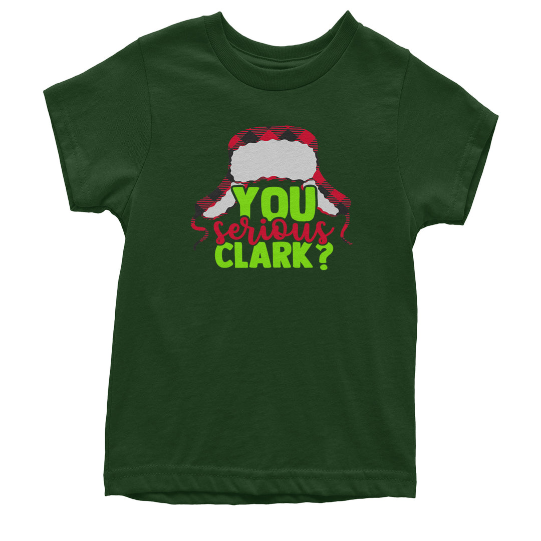 You Serious Clark? Griswold Youth T-shirt Forest Green