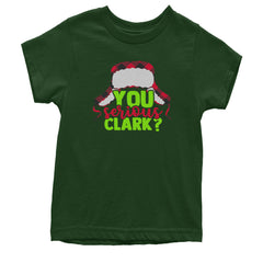 You Serious Clark? Griswold Youth T-shirt Forest Green